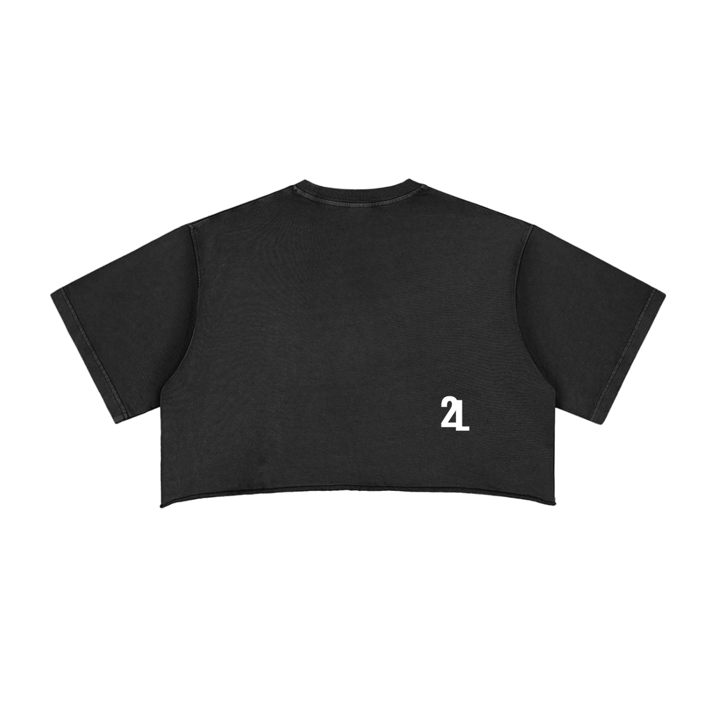 LOUD Rebellion Raw Edge Crop Top | Streetwear Women's UK | Too Loud