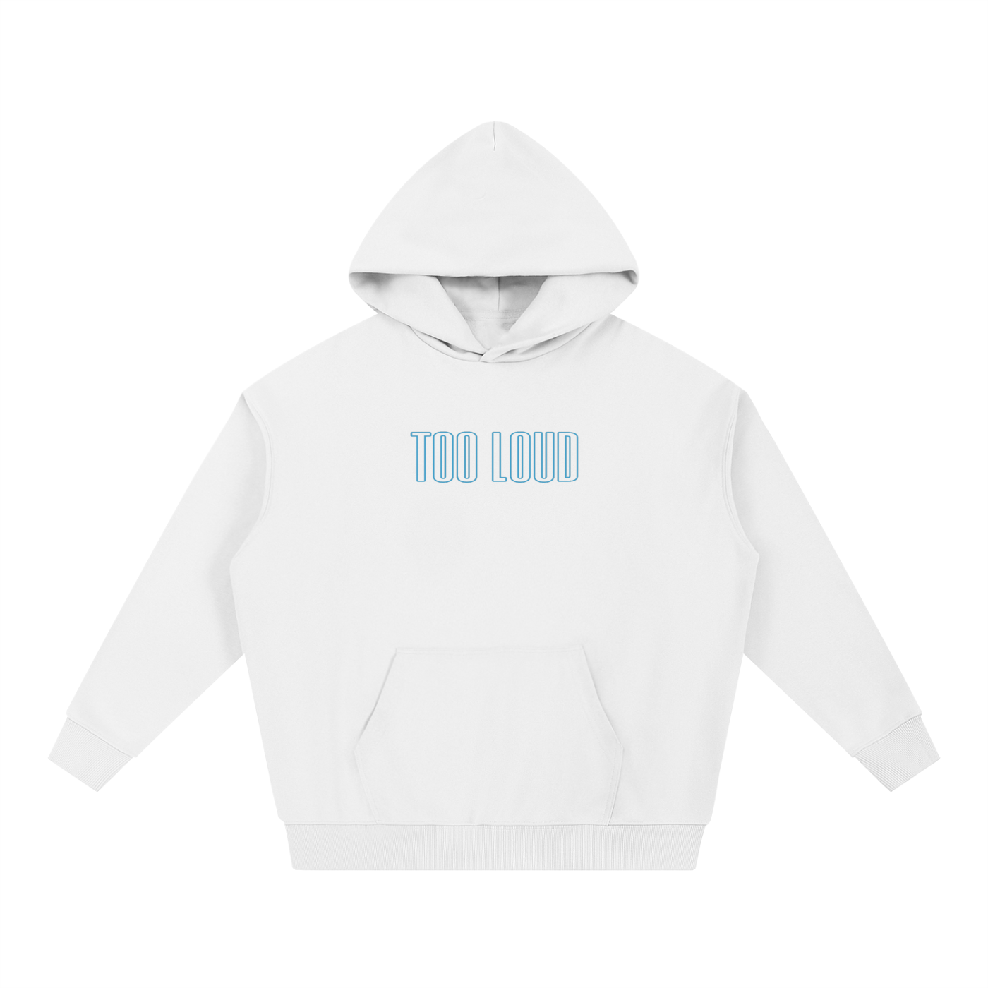 TOO LOUD OG blue print Hoodie