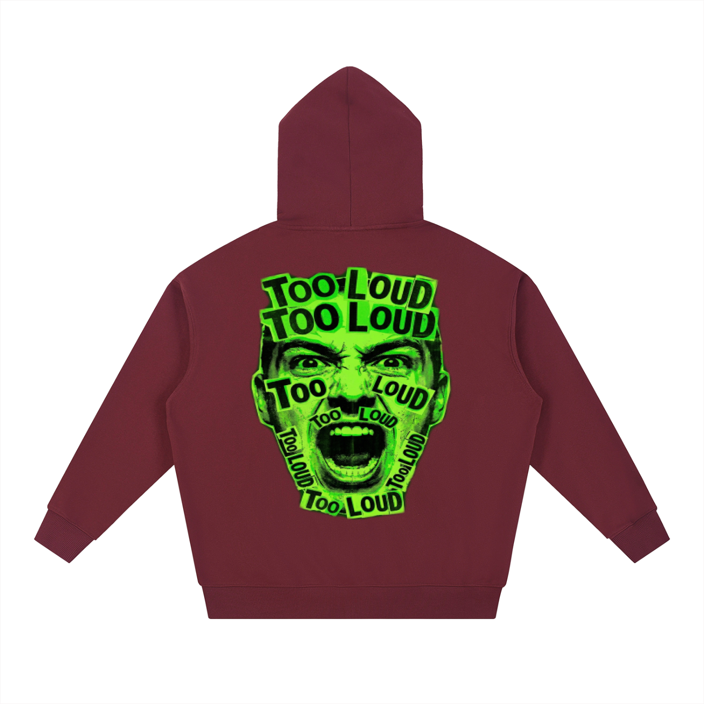 TOO LOUD OG green print Hoodie