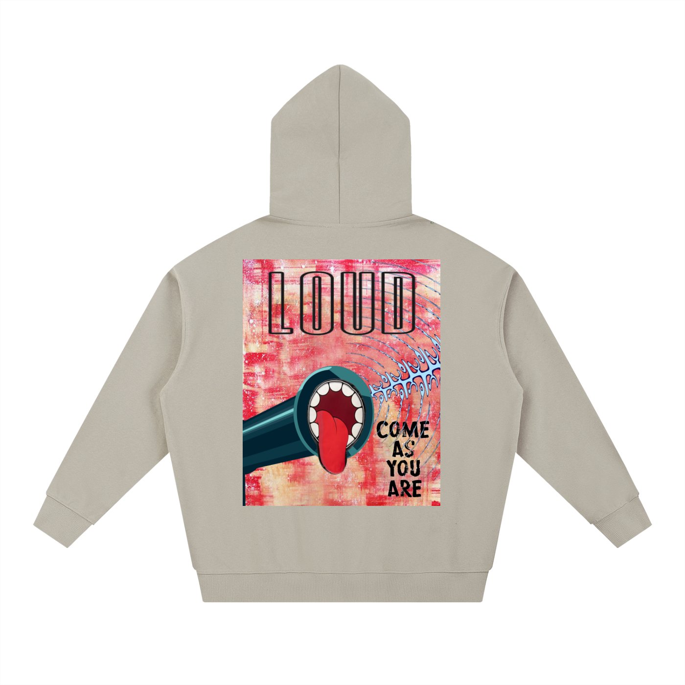 2L Artistic Flex Hoodie | Oversized Graphic Hoodie UK | Too Loud