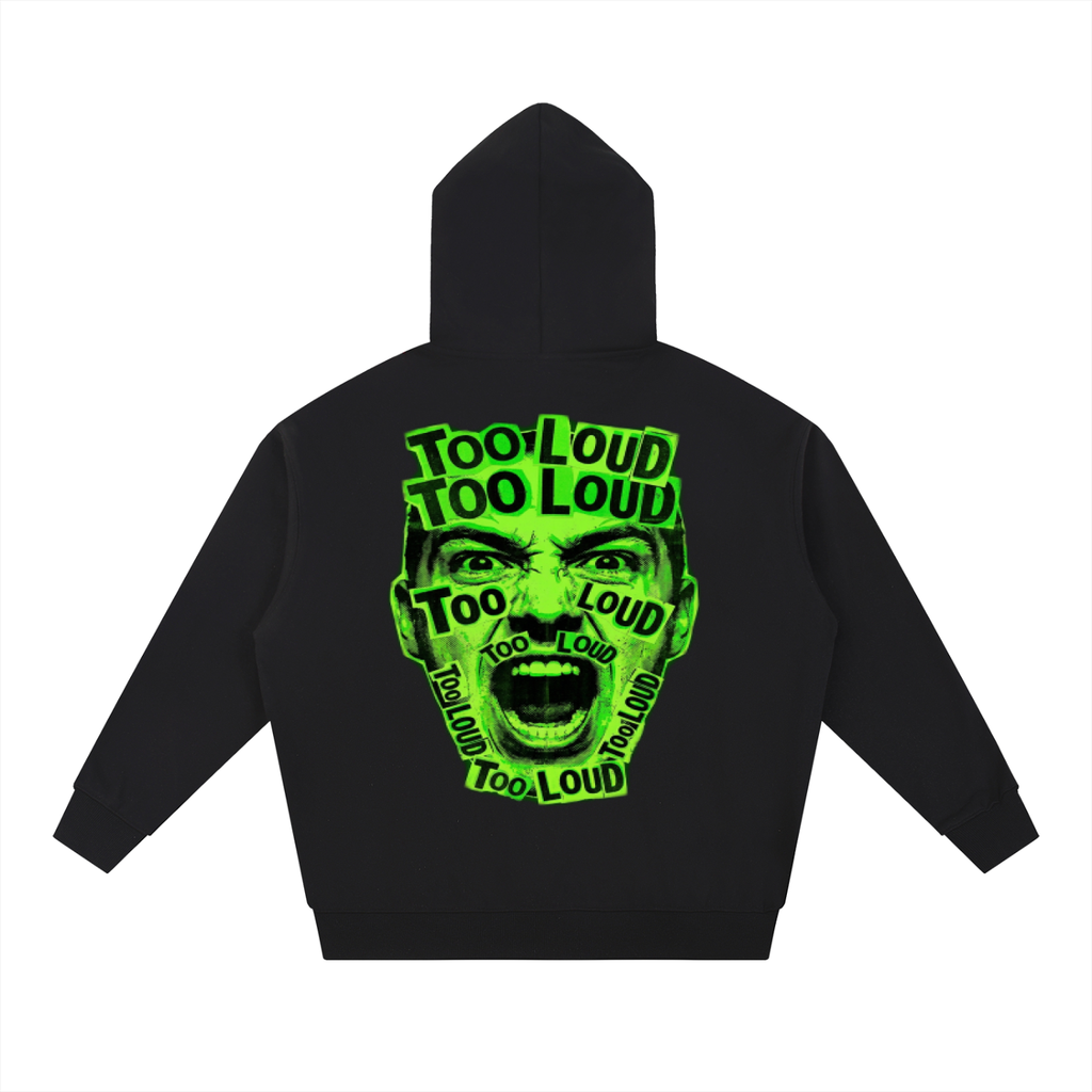 TOO LOUD OG green print Hoodie