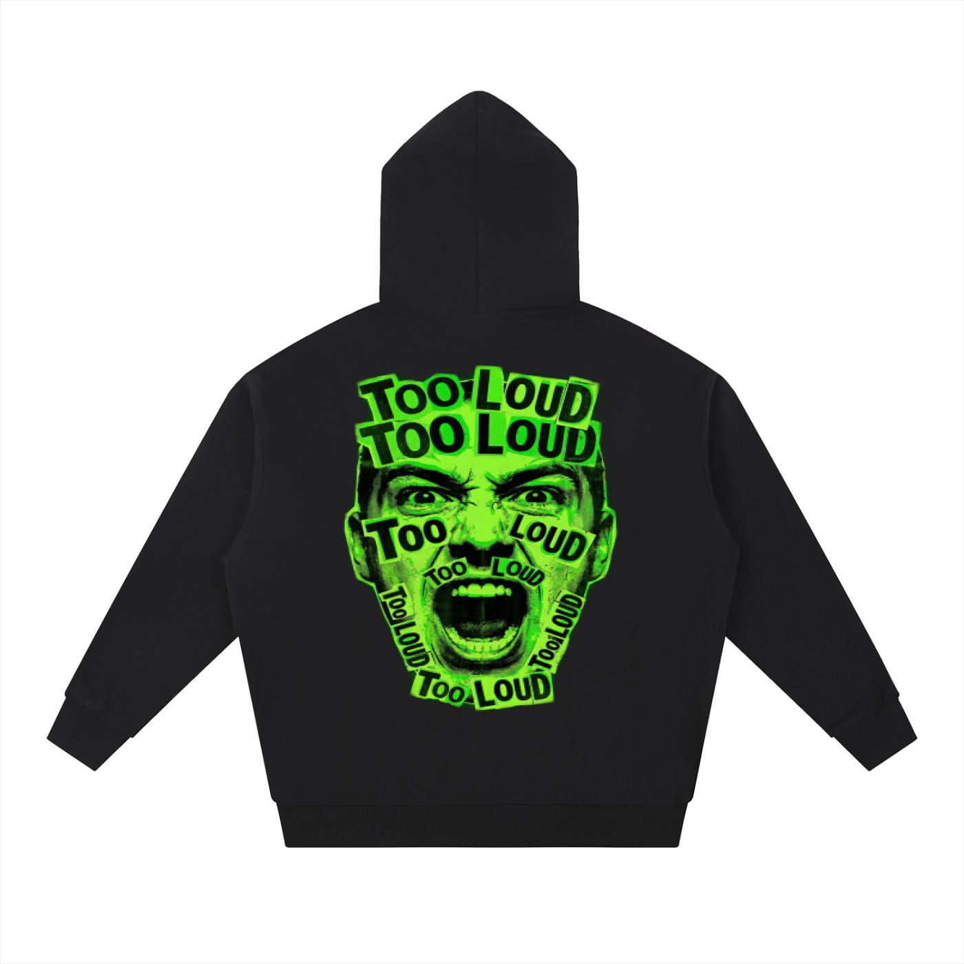 TOO LOUD OG green print Hoodie