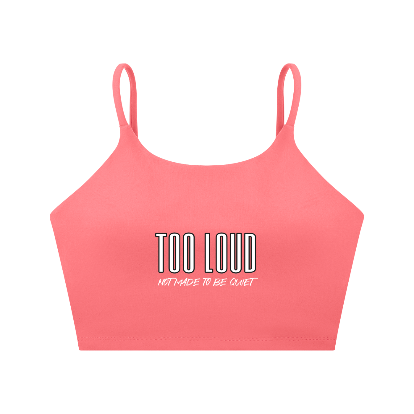 Too Loud Spaghetti Strap Sports Bra | Women's Streetwear UK | Too Loud