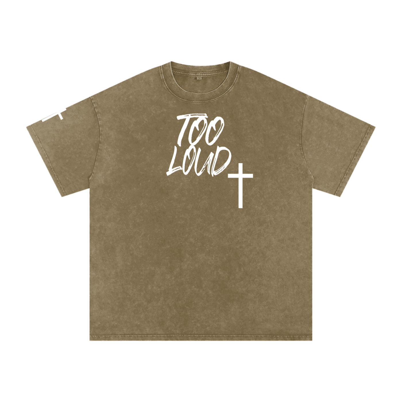 Rock and Fortress Oversized T-Shirt | Christian Streetwear UK | Too Loud