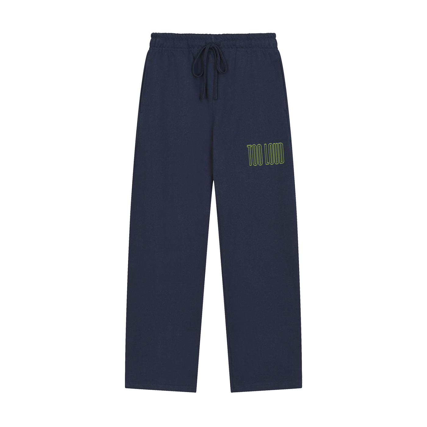 TOO LOUD OG green print Straight-Leg Sweatpants