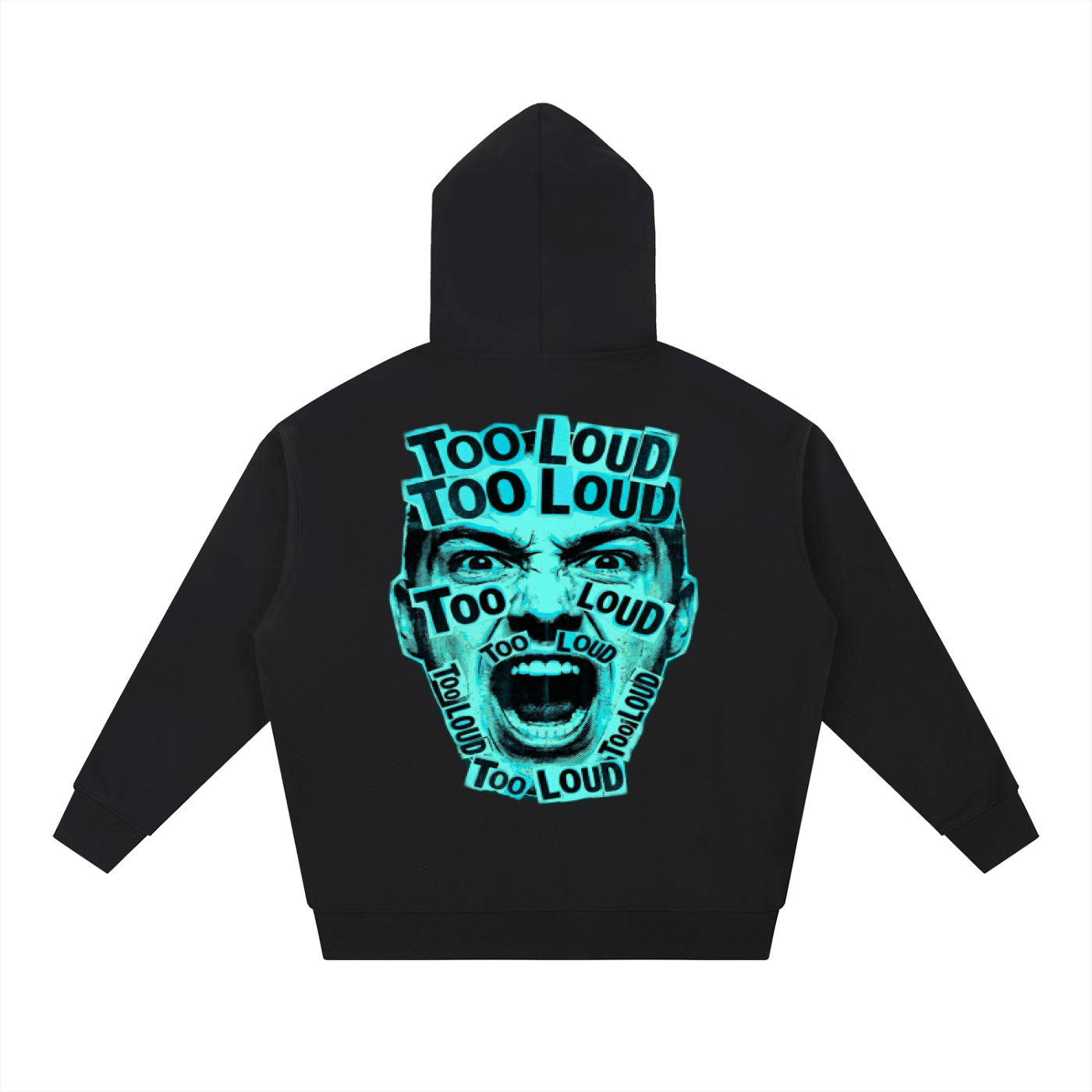 TOO LOUD OG blue print Hoodie