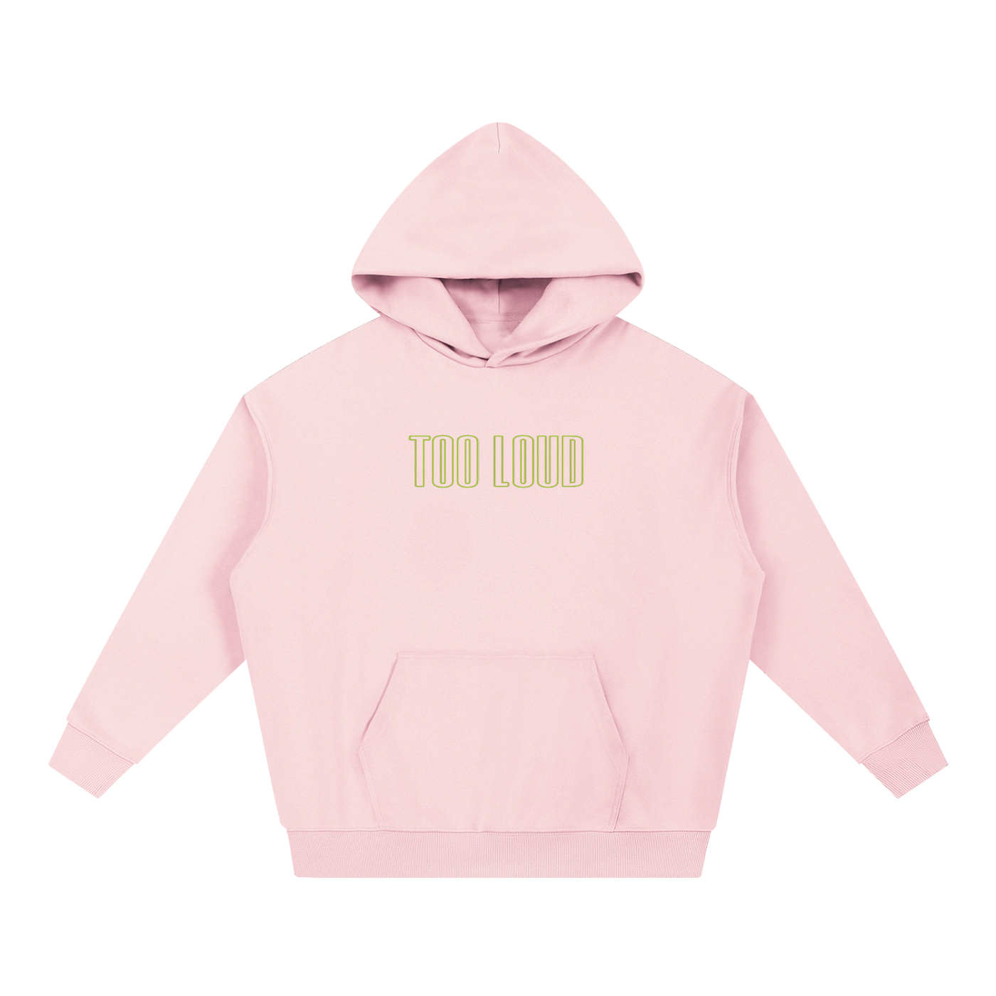 TOO LOUD OG green print Hoodie