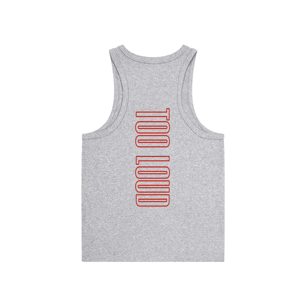 Too Loud Red Print Performance Tank | Streetwear Tank Top UK | Too Loud