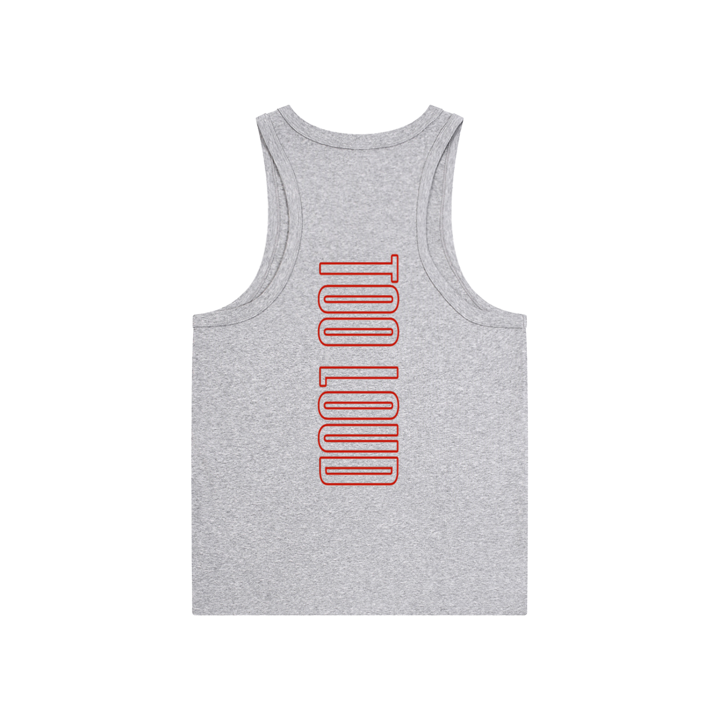 Too Loud Red Print Performance Tank | Streetwear Tank Top UK | Too Loud