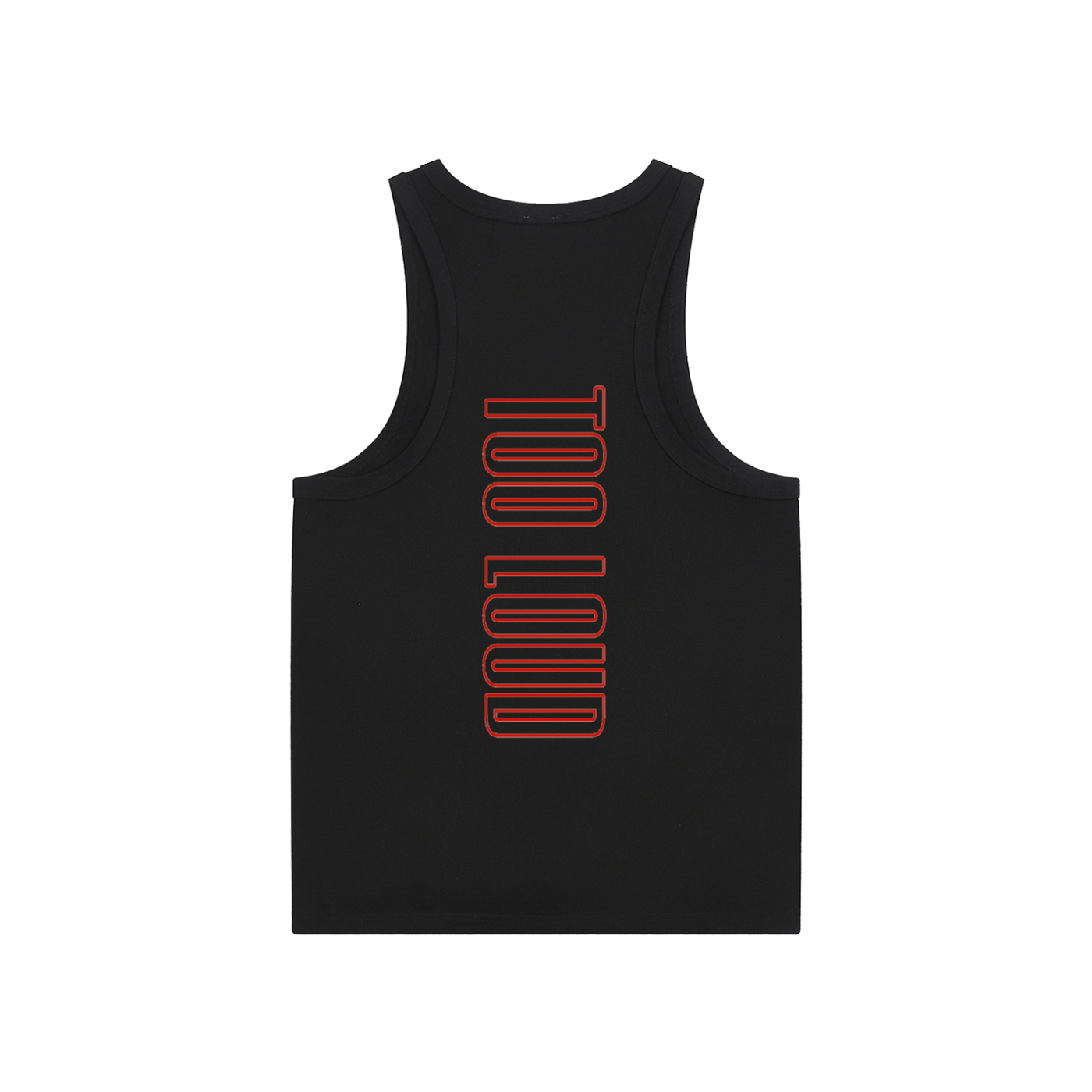 Too Loud Red Print Performance Tank | Streetwear Tank Top UK | Too Loud