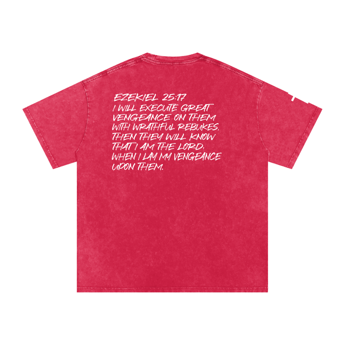 Wrathful Rebukes Oversized T-Shirt | Bold Christian Streetwear UK | Too Loud