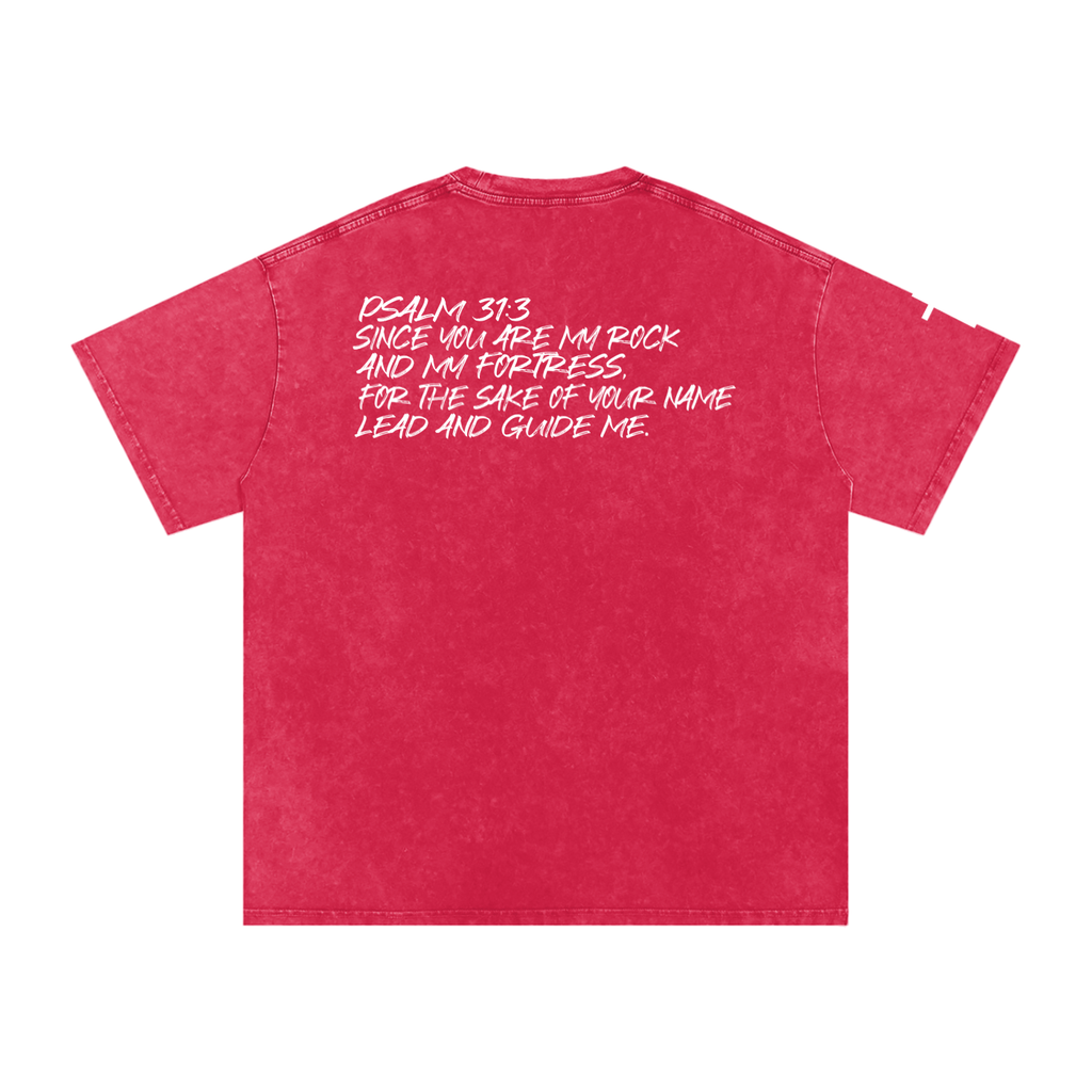 Rock and Fortress Oversized T-Shirt | Christian Streetwear UK | Too Loud