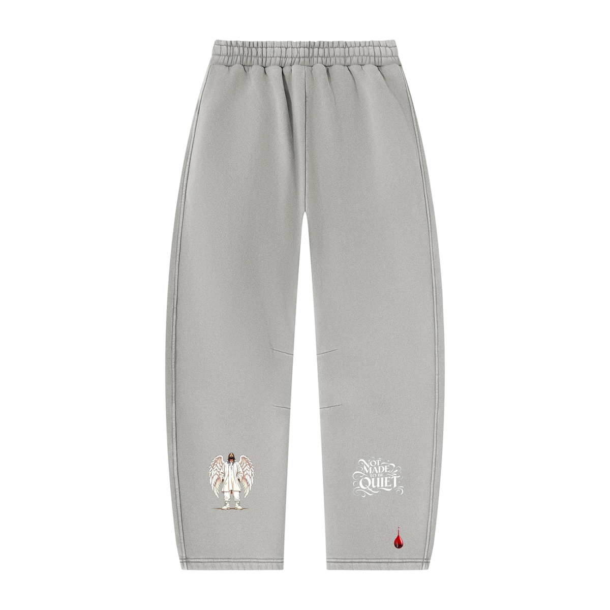 TOO LOUD "Guardian" Barrel Leg Fleece Sweatpants