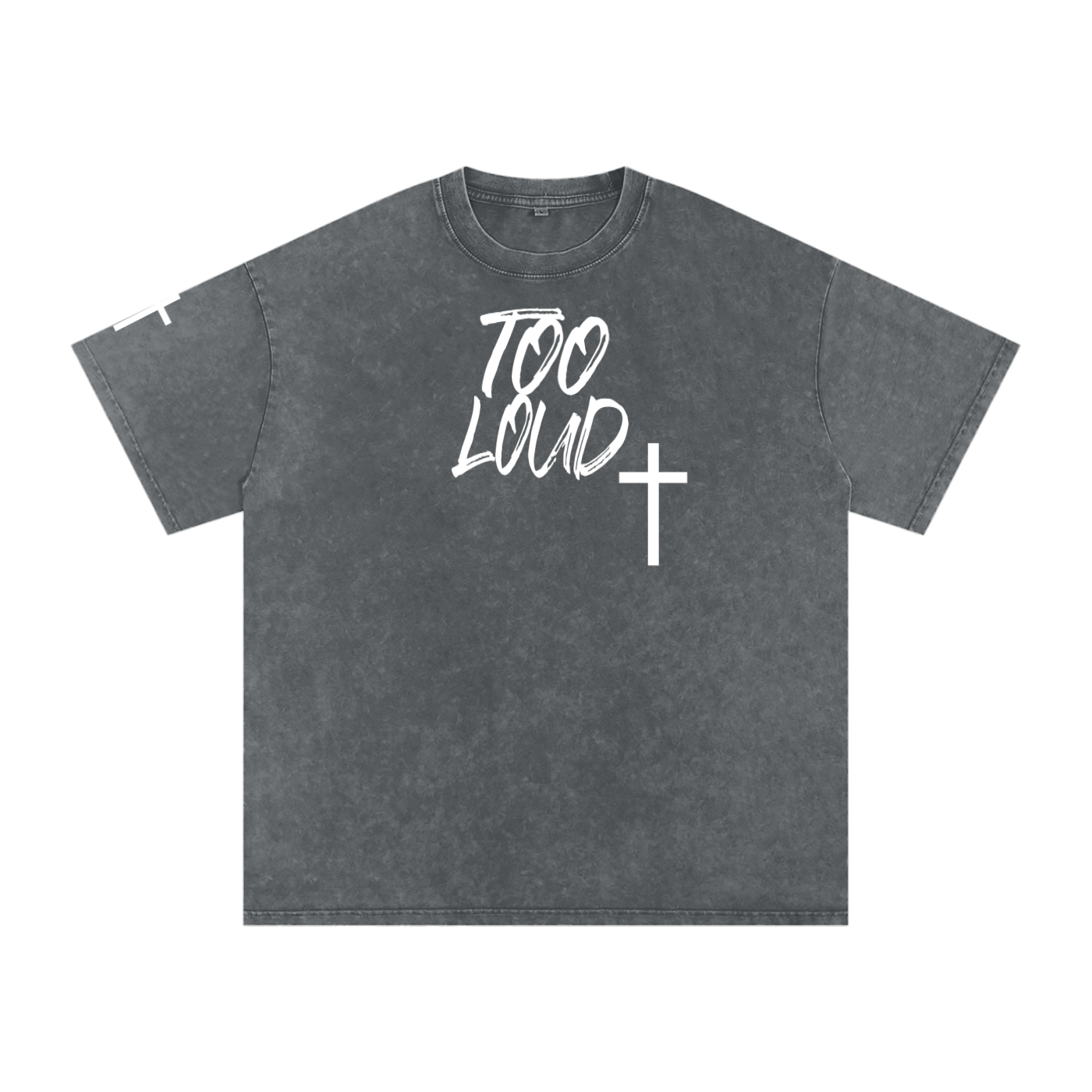 Rock and Fortress Oversized T-Shirt | Christian Streetwear UK | Too Loud