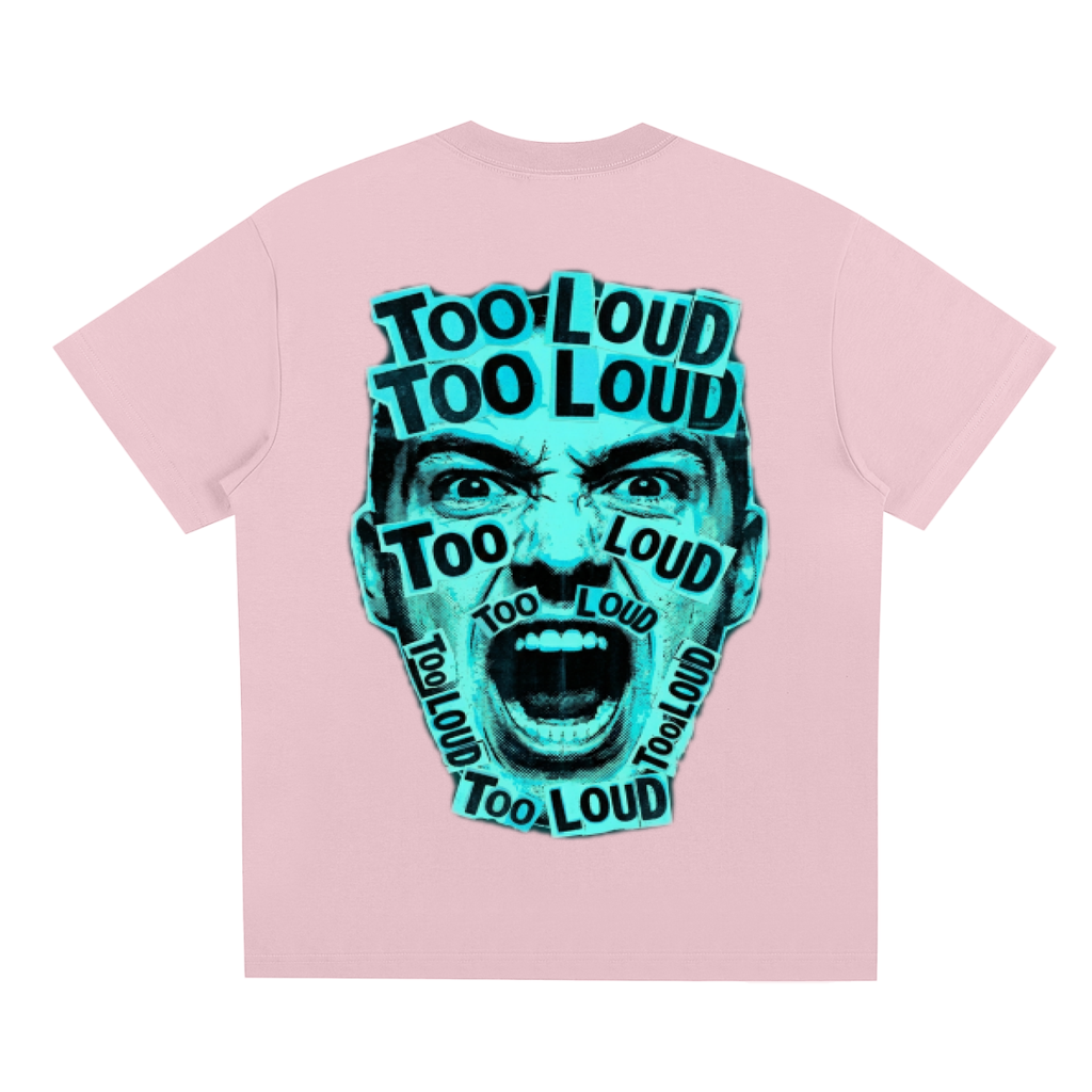 TOO LOUD OG blue print T-Shirt