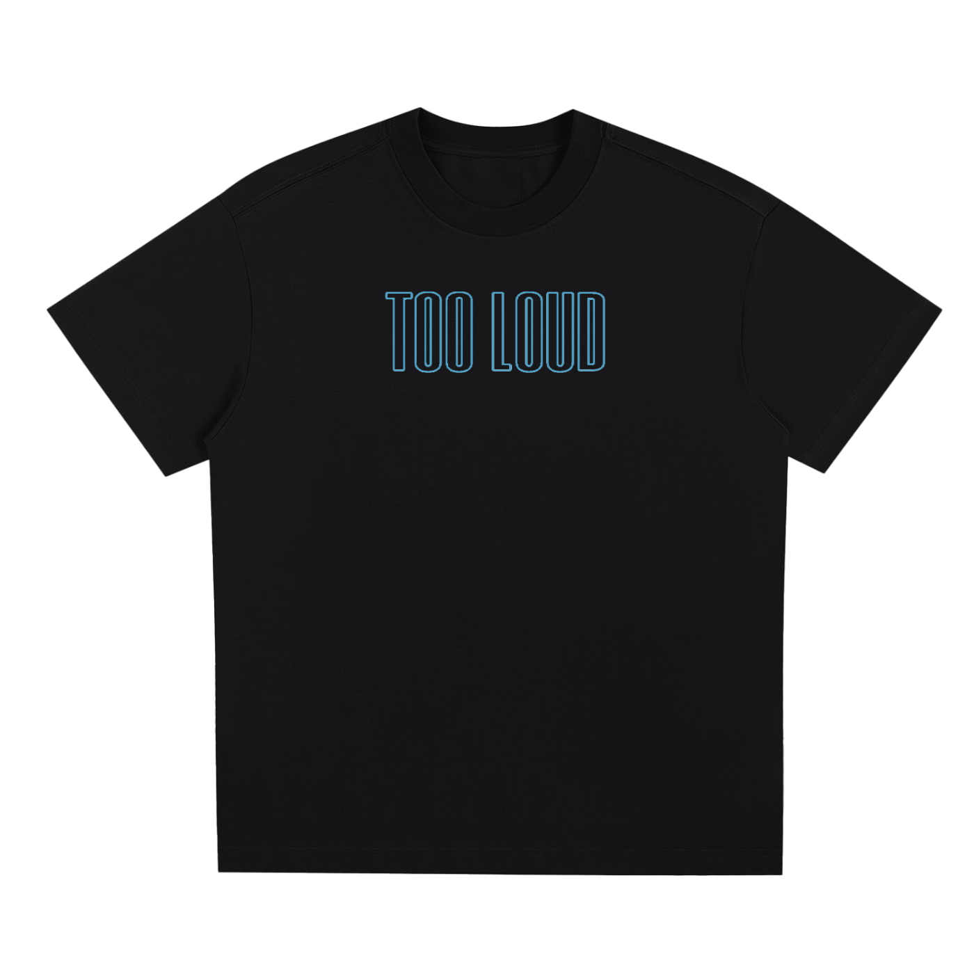 TOO LOUD OG blue print T-Shirt