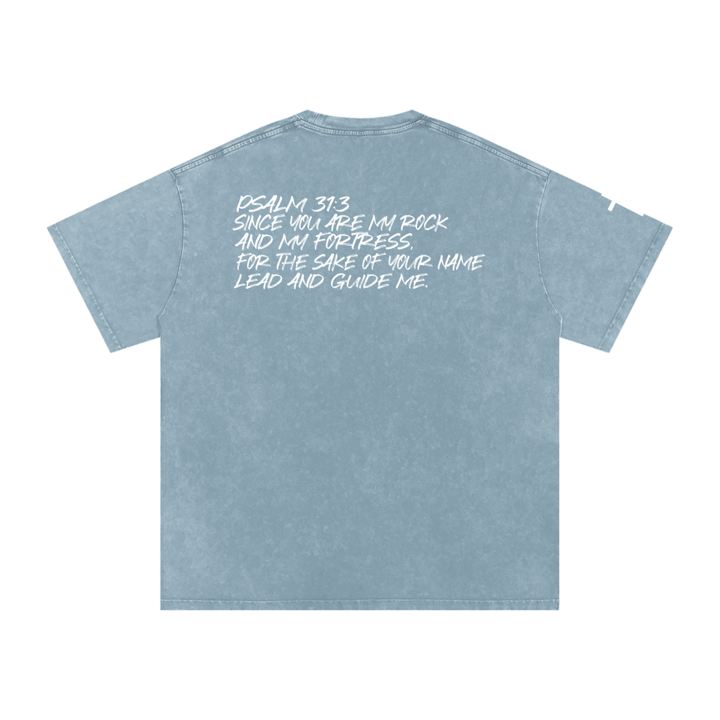 Rock and Fortress Oversized T-Shirt | Christian Streetwear UK | Too Loud
