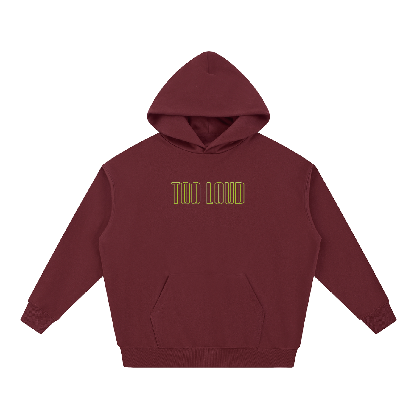 TOO LOUD OG green print Hoodie