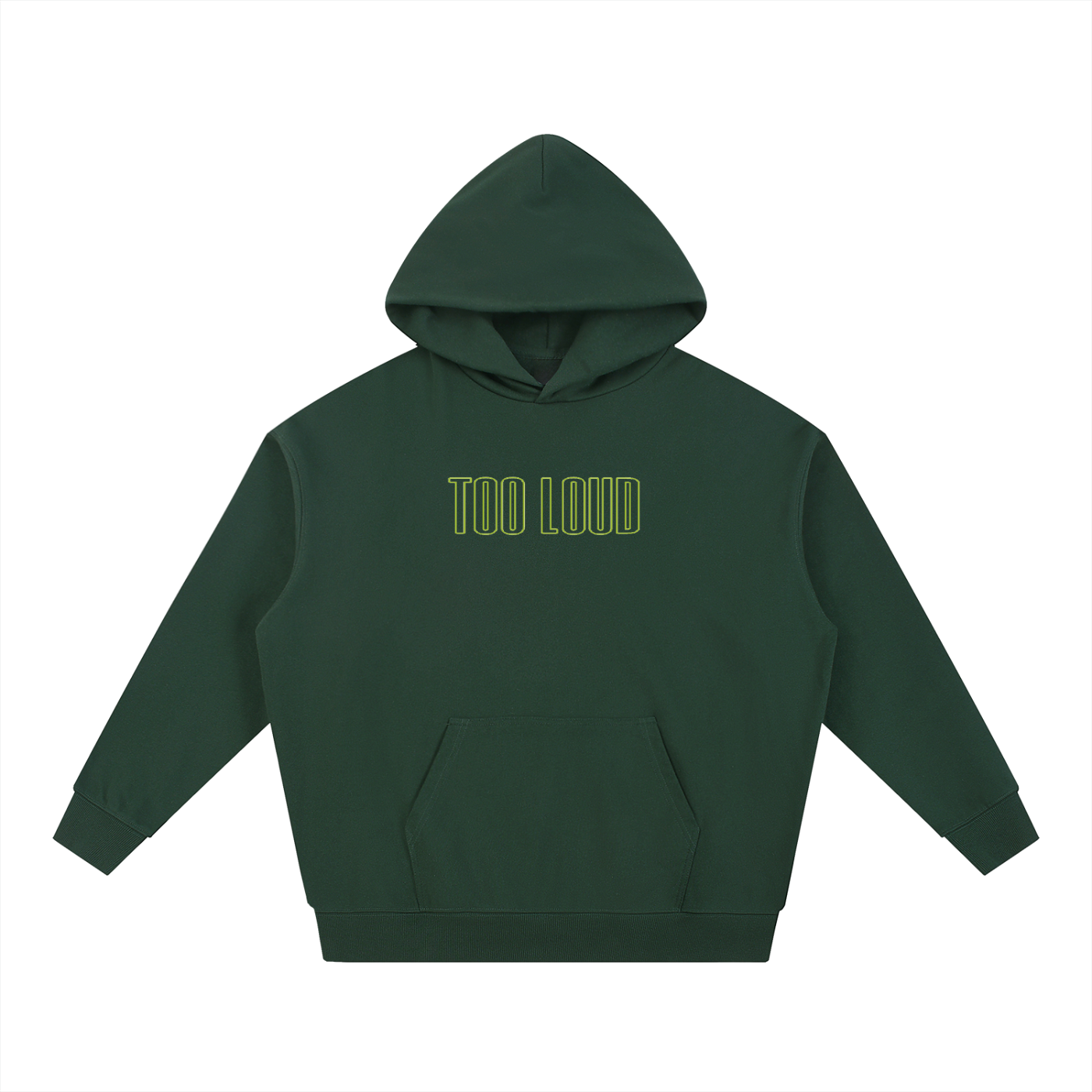 TOO LOUD OG green print Hoodie