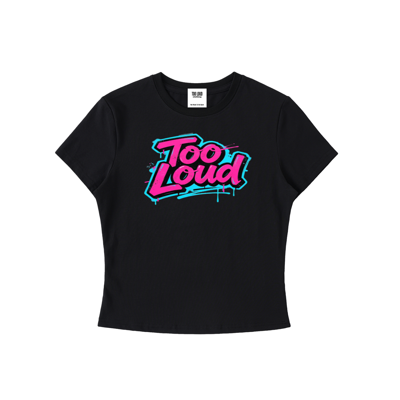 LOUD Rebellion Crewneck T-Shirt | UK Streetwear Tee | Too Loud
