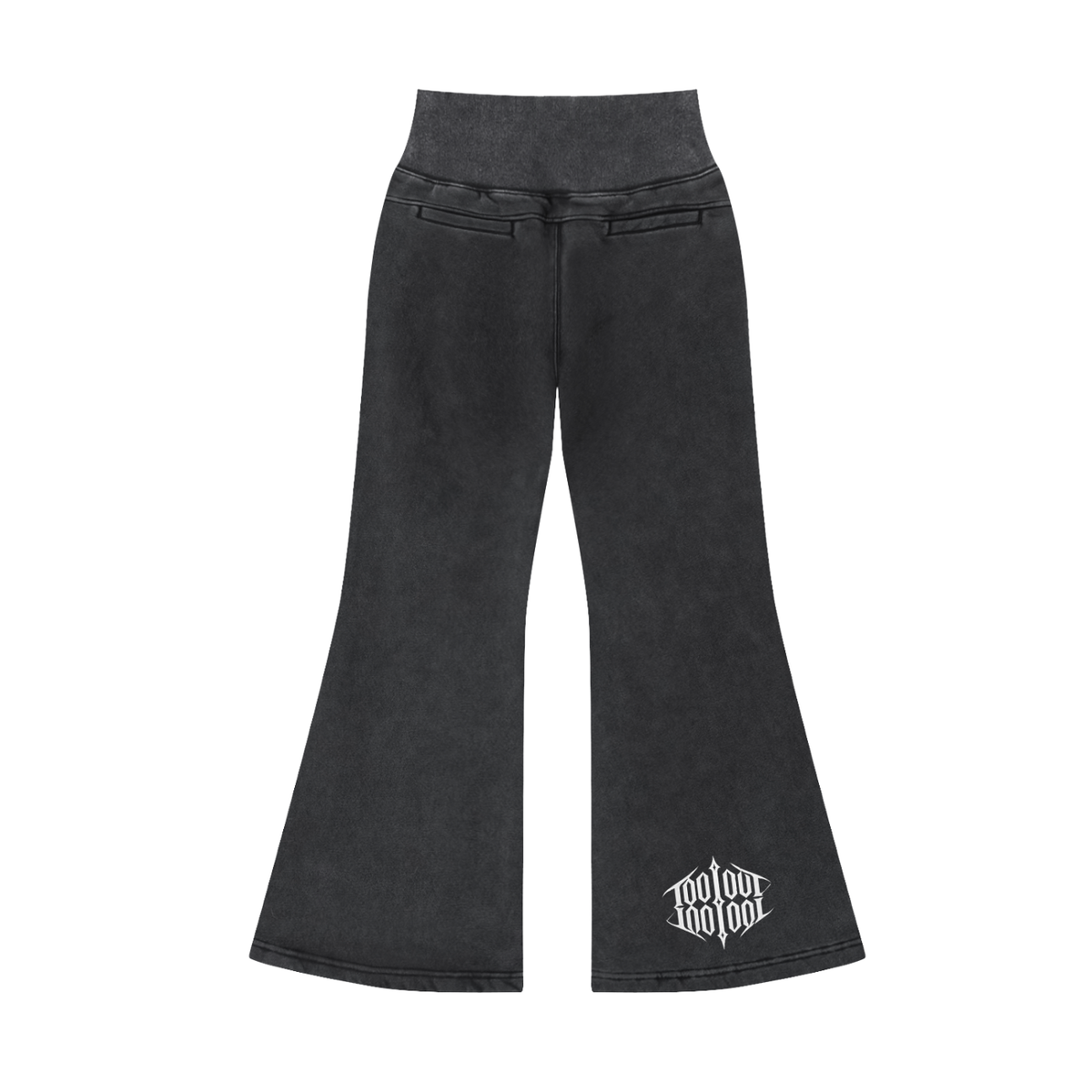 TOO LOUD "ROCK with US" Flared Fleece Pants