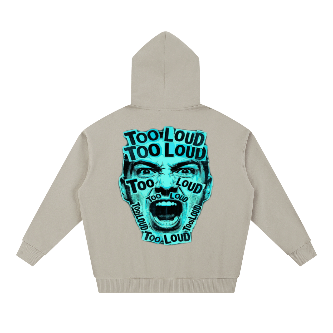 TOO LOUD OG blue print Hoodie
