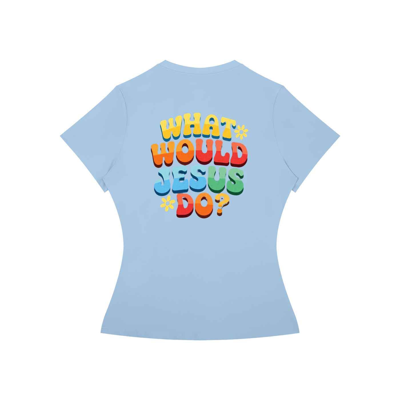 WWJD,WOMENS,TSHIRT,JESUS