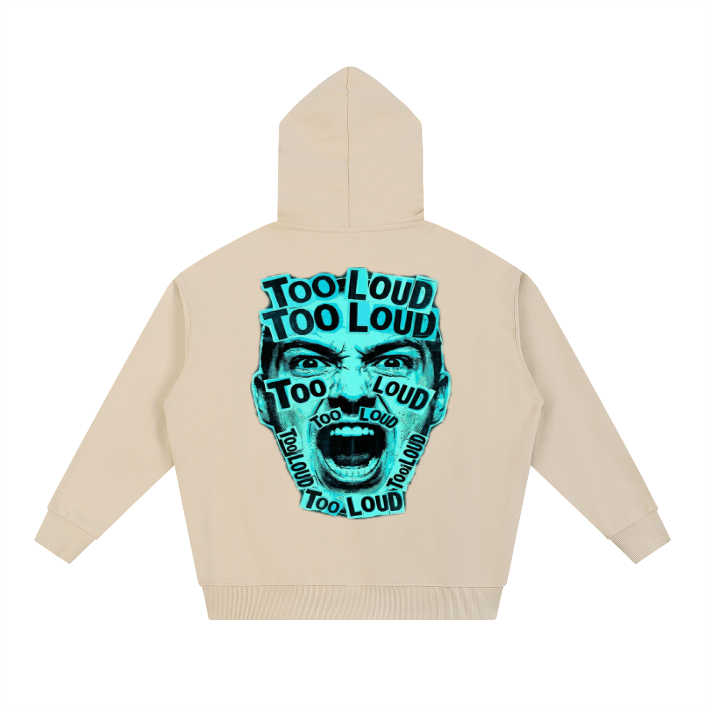 TOO LOUD OG blue print Hoodie