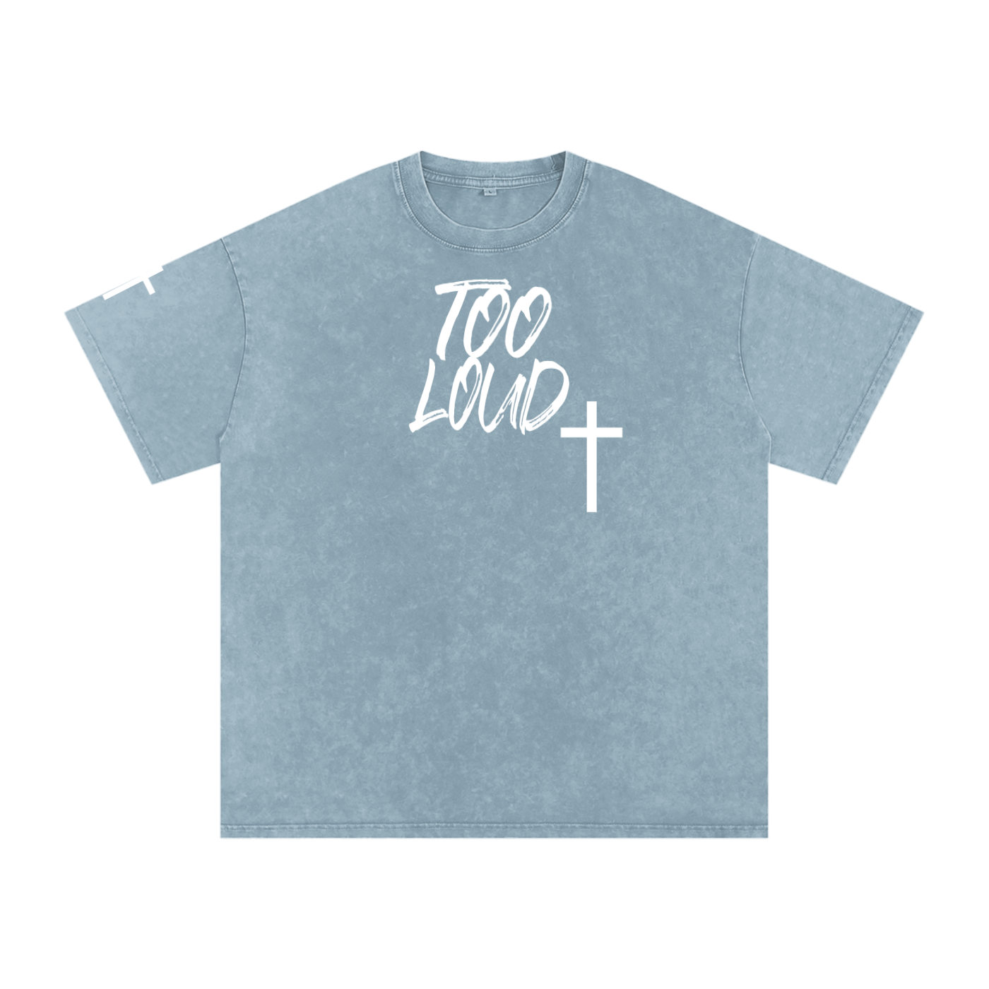 Rock and Fortress Oversized T-Shirt | Christian Streetwear UK | Too Loud
