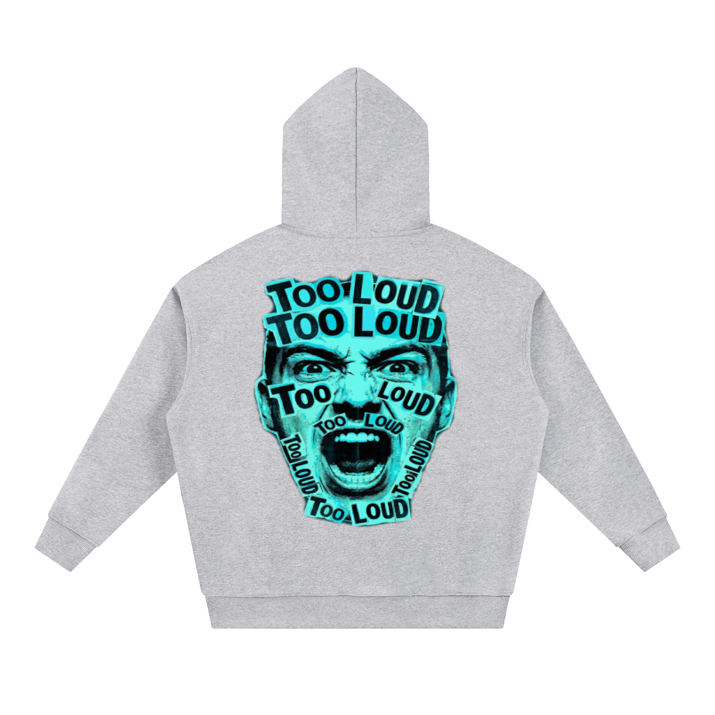 TOO LOUD OG blue print Hoodie