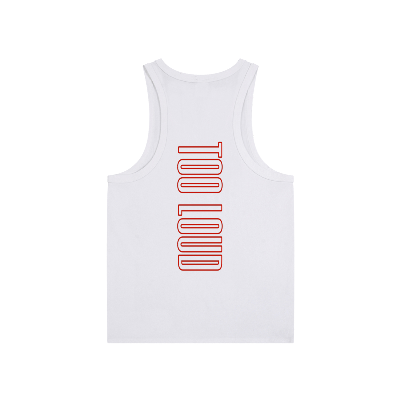 Too Loud Red Print Performance Tank | Streetwear Tank Top UK | Too Loud