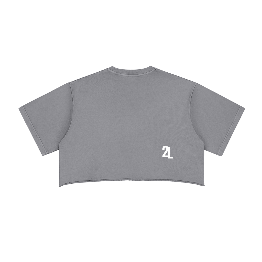 LOUD Rebellion Raw Edge Crop Top | Streetwear Women's UK | Too Loud
