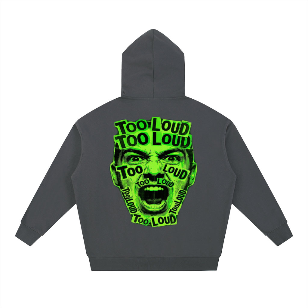 TOO LOUD OG green print Hoodie
