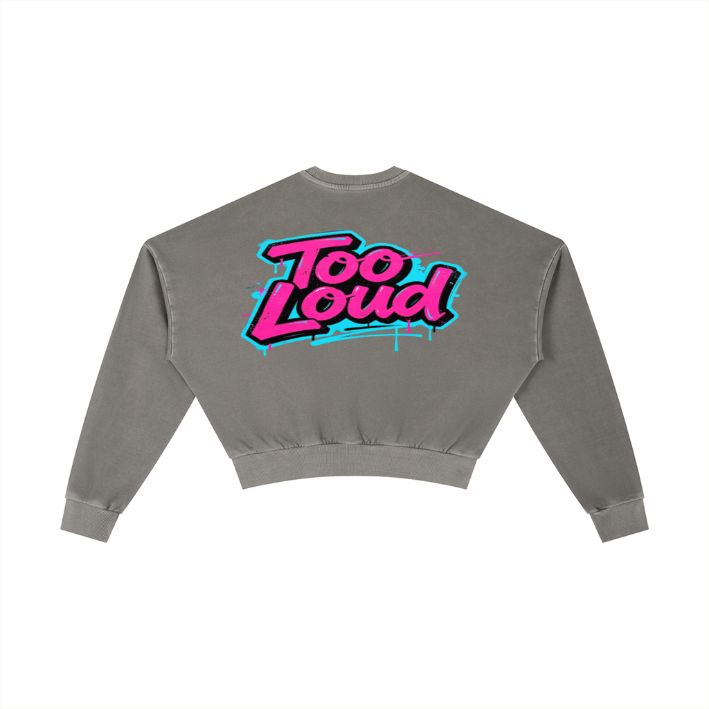 LOUD Rebellion Cropped Sweatshirt | Women's Christian Streetwear UK | Too Loud