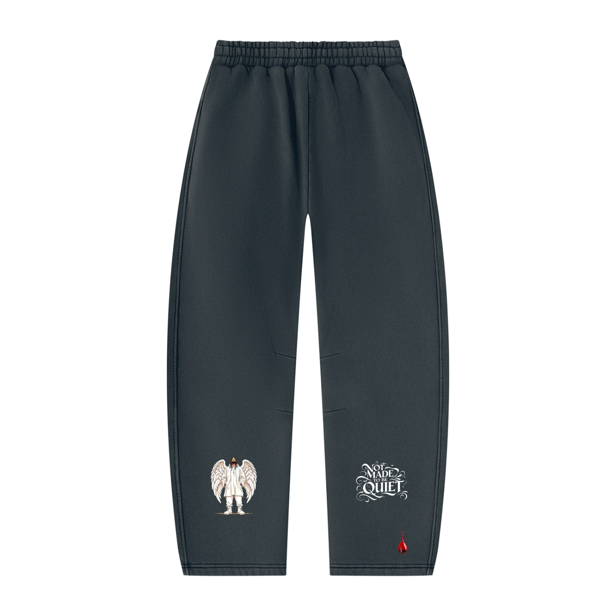 TOO LOUD "Guardian" Barrel Leg Fleece Sweatpants