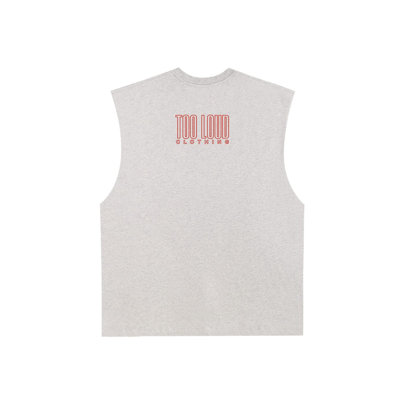 Too Loud OG Red Print Raw Edge Tank | Streetwear Tank UK | Too Loud