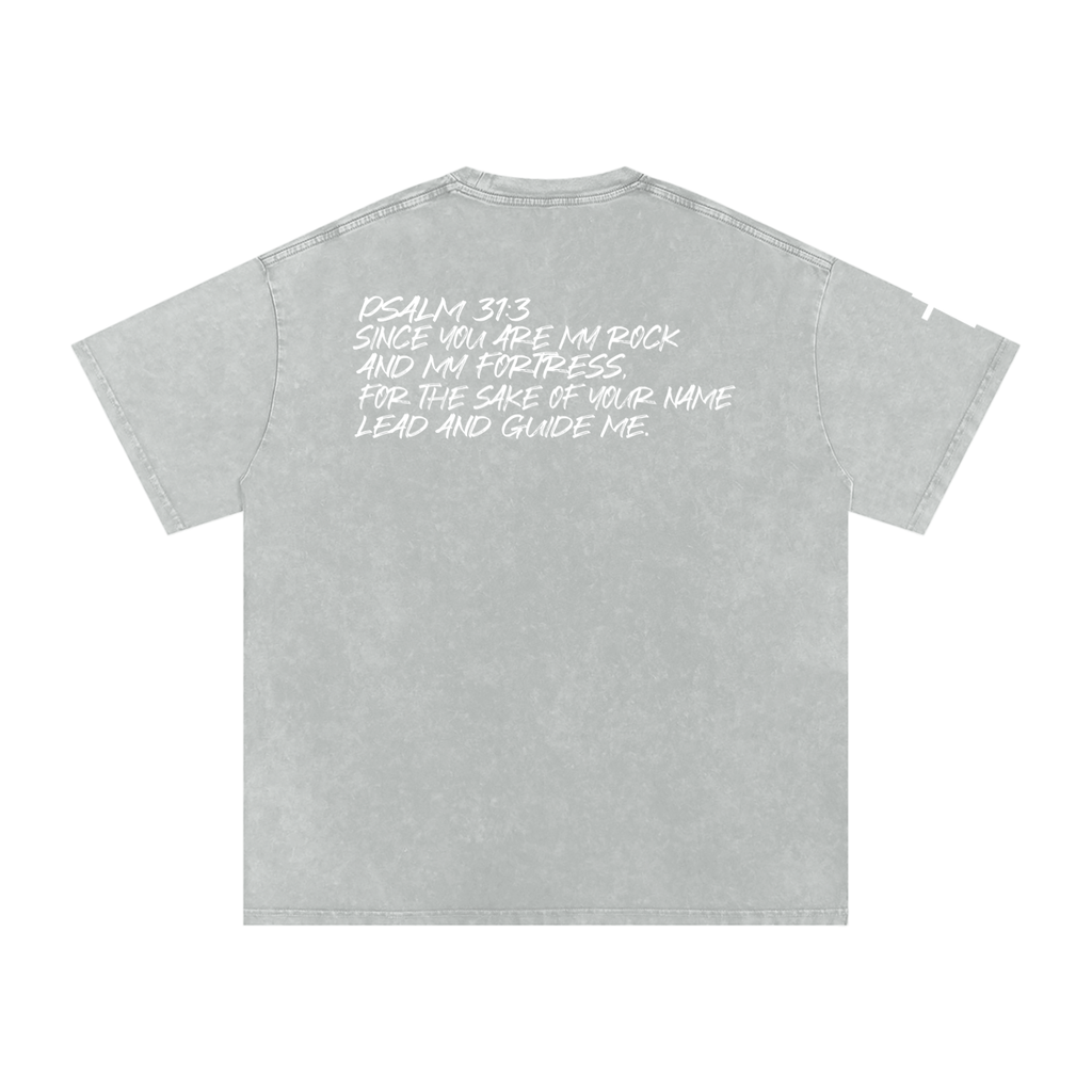 Rock and Fortress Oversized T-Shirt | Christian Streetwear UK | Too Loud