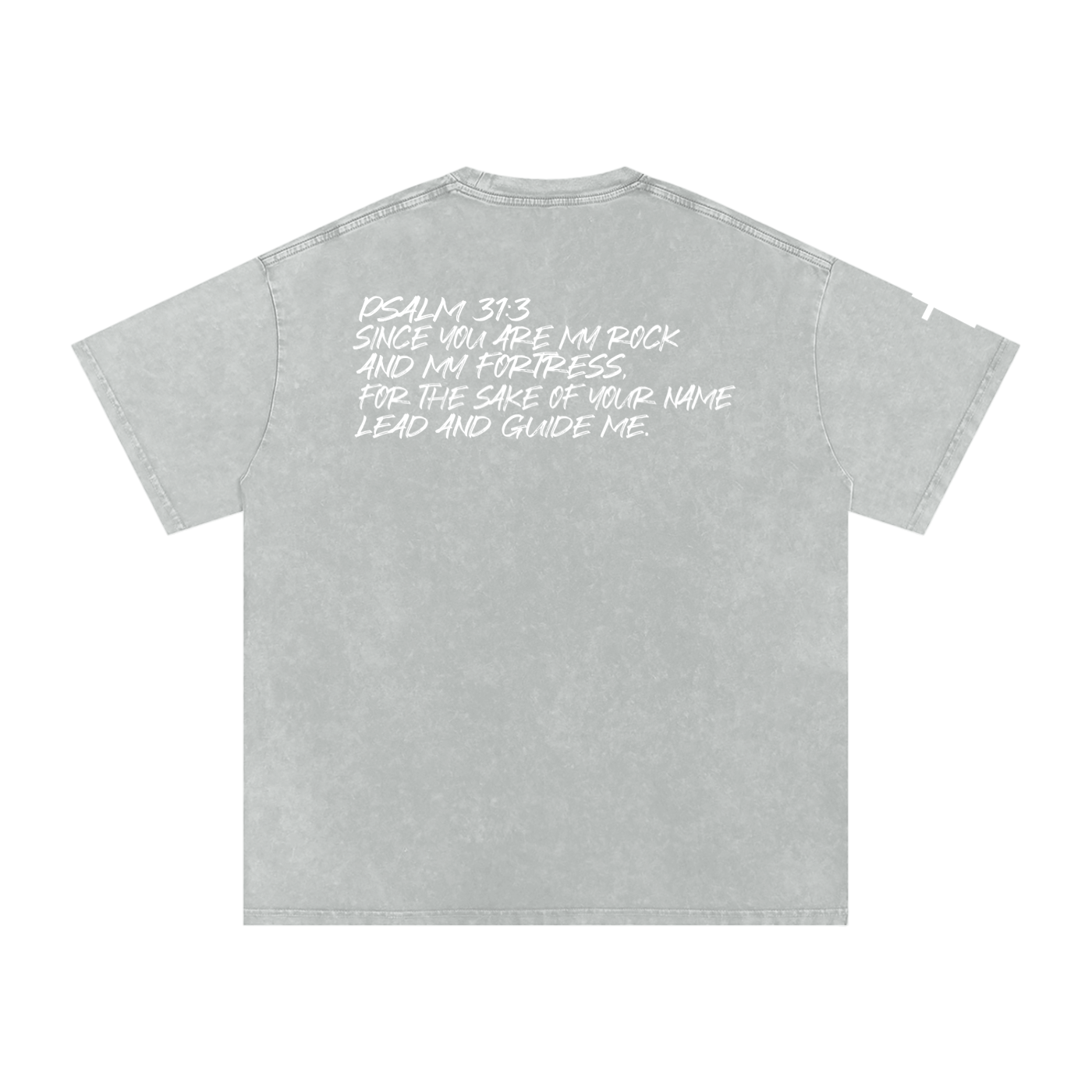Rock and Fortress Oversized T-Shirt | Christian Streetwear UK | Too Loud