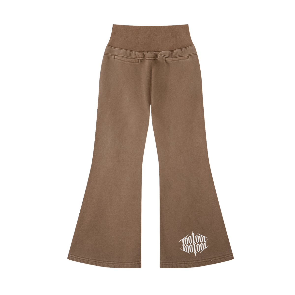 TOO LOUD "ROCK with US" Flared Fleece Pants