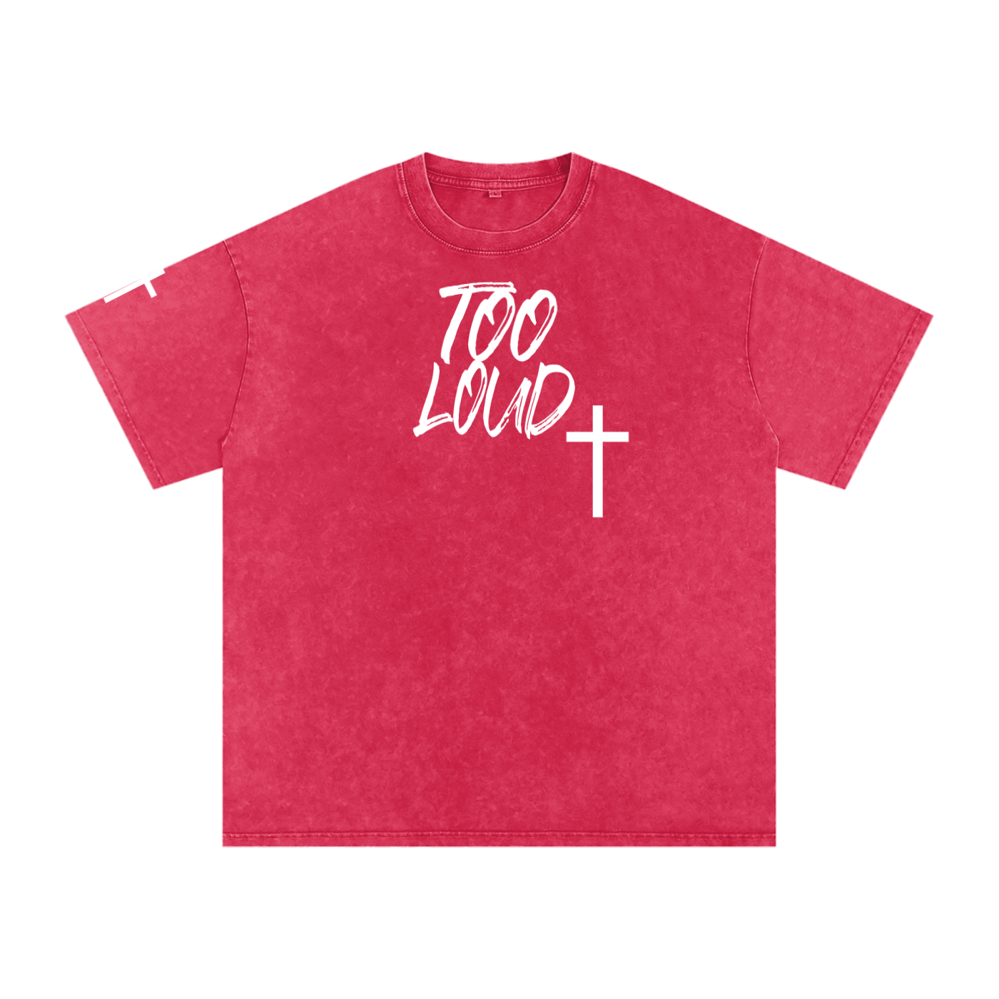 Rock and Fortress Oversized T-Shirt | Christian Streetwear UK | Too Loud