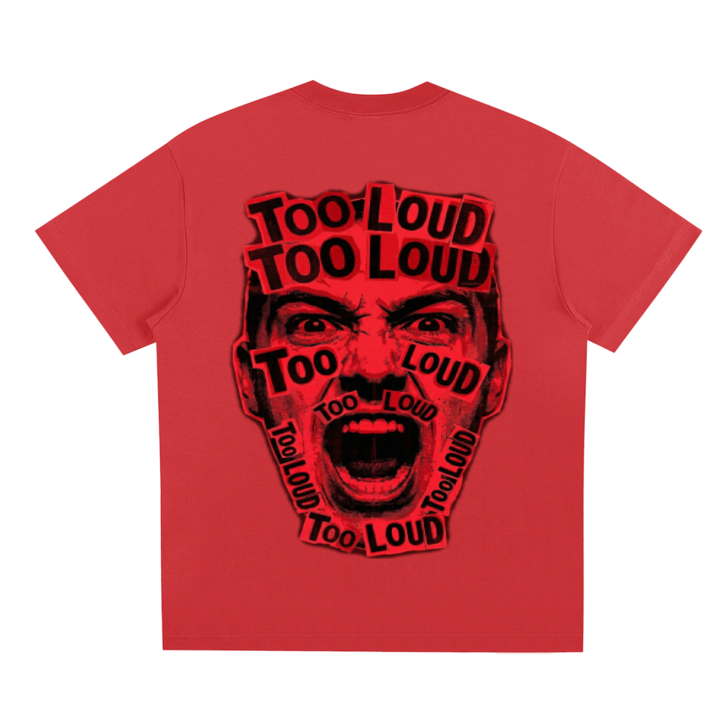 TOO LOUD OG red print T-Shirt