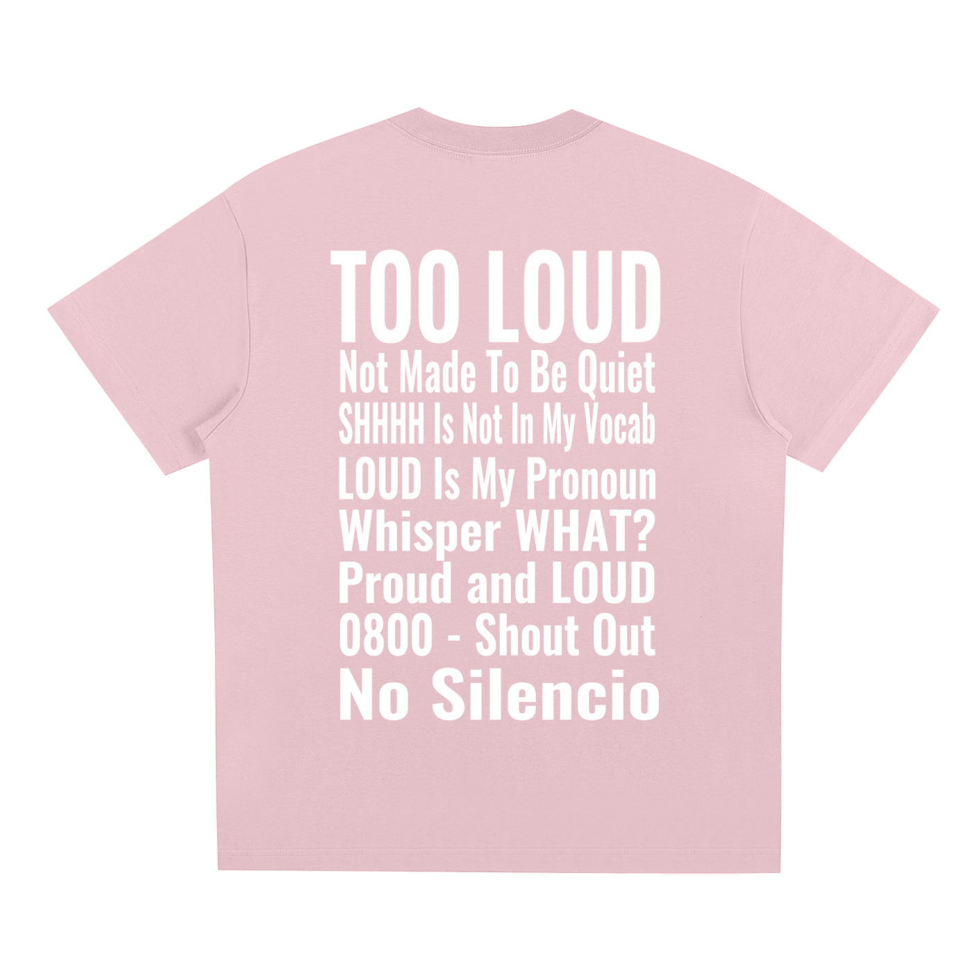 LOUDNESS T-Shirt | Signature Streetwear Tee UK | Too Loud Clothing