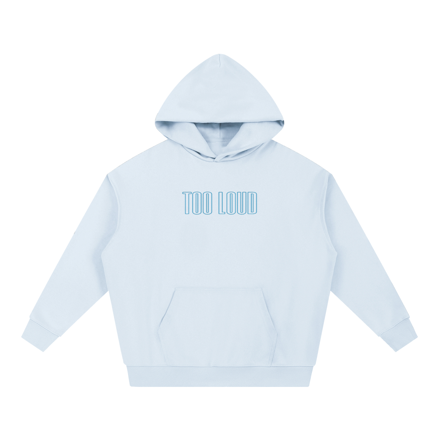 TOO LOUD OG blue print Hoodie