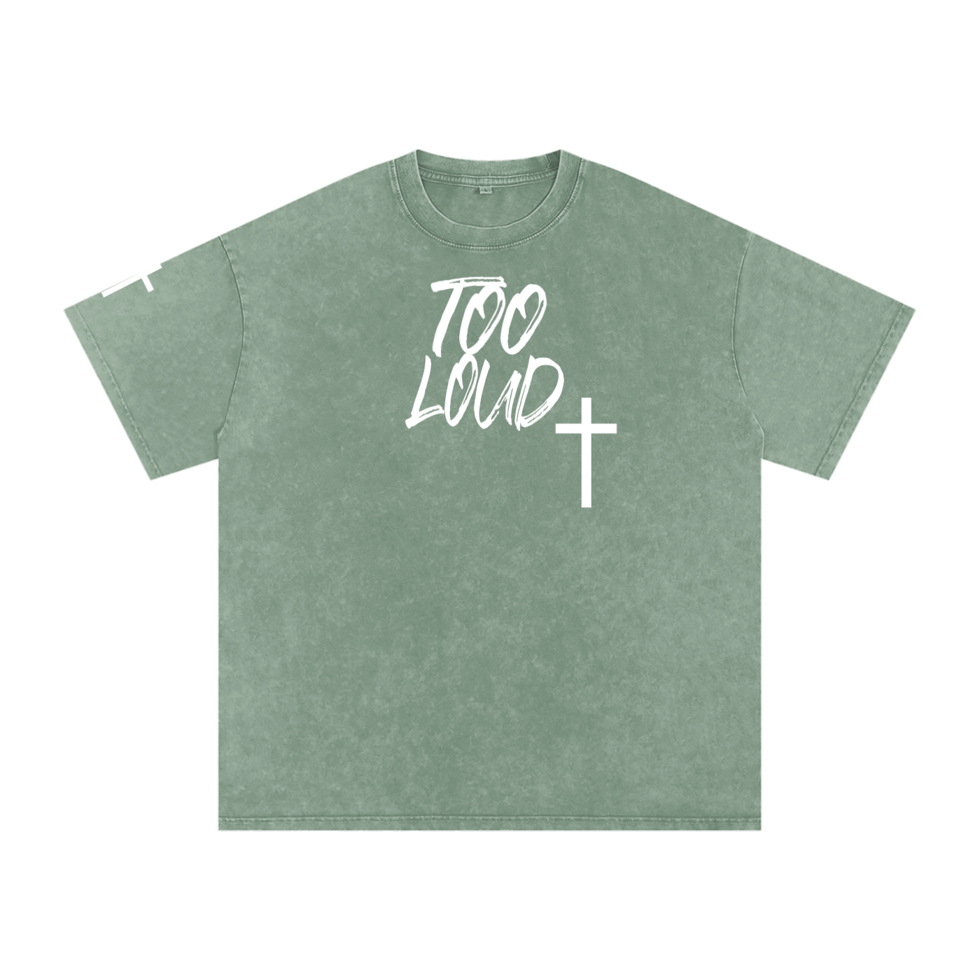 Rock and Fortress Oversized T-Shirt | Christian Streetwear UK | Too Loud