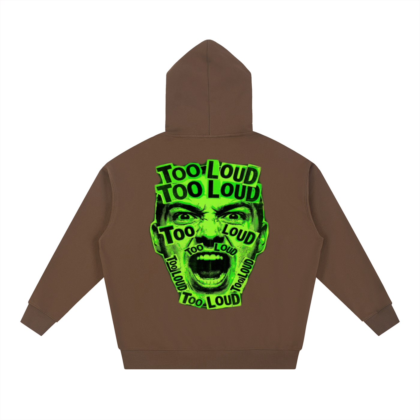 TOO LOUD OG green print Hoodie