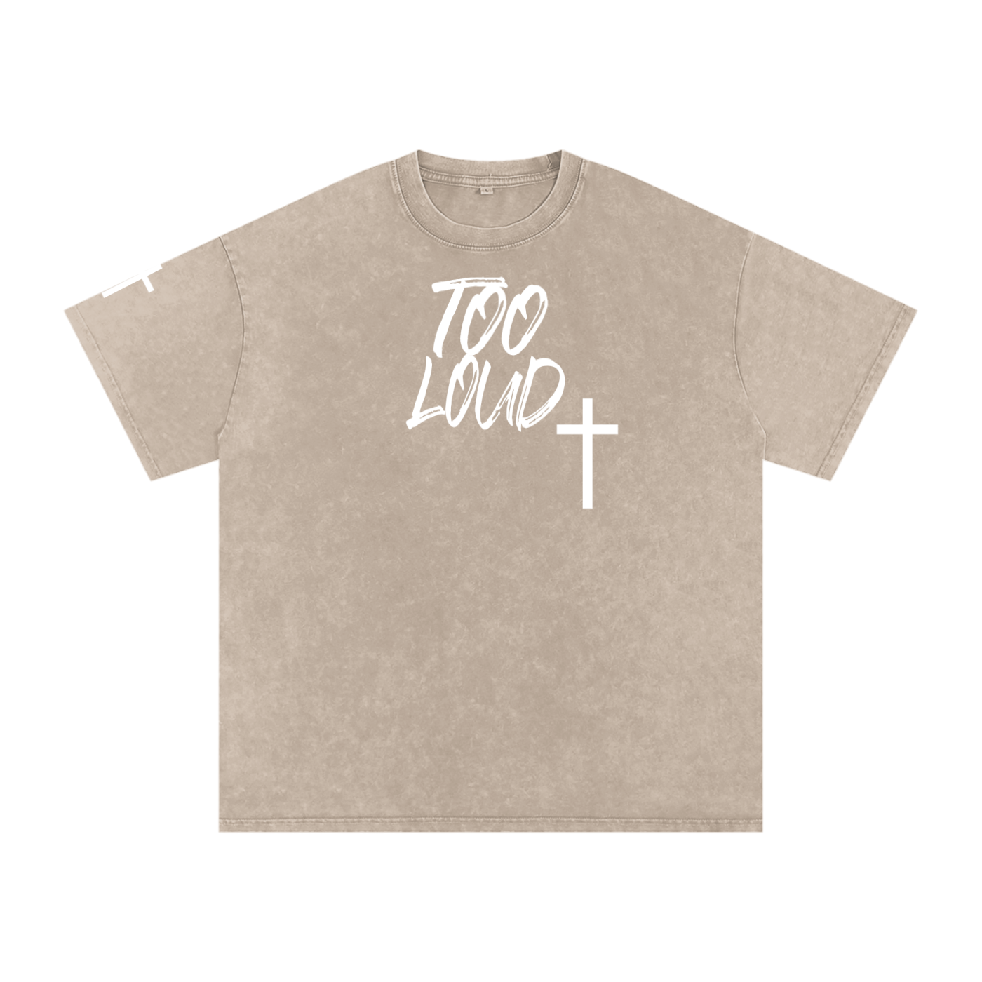 Rock and Fortress Oversized T-Shirt | Christian Streetwear UK | Too Loud