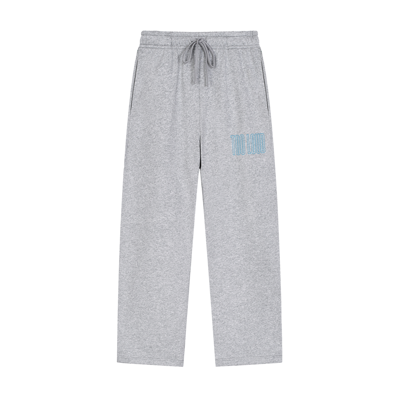 TOO LOUD OG blue print Straight-Leg Sweatpants
