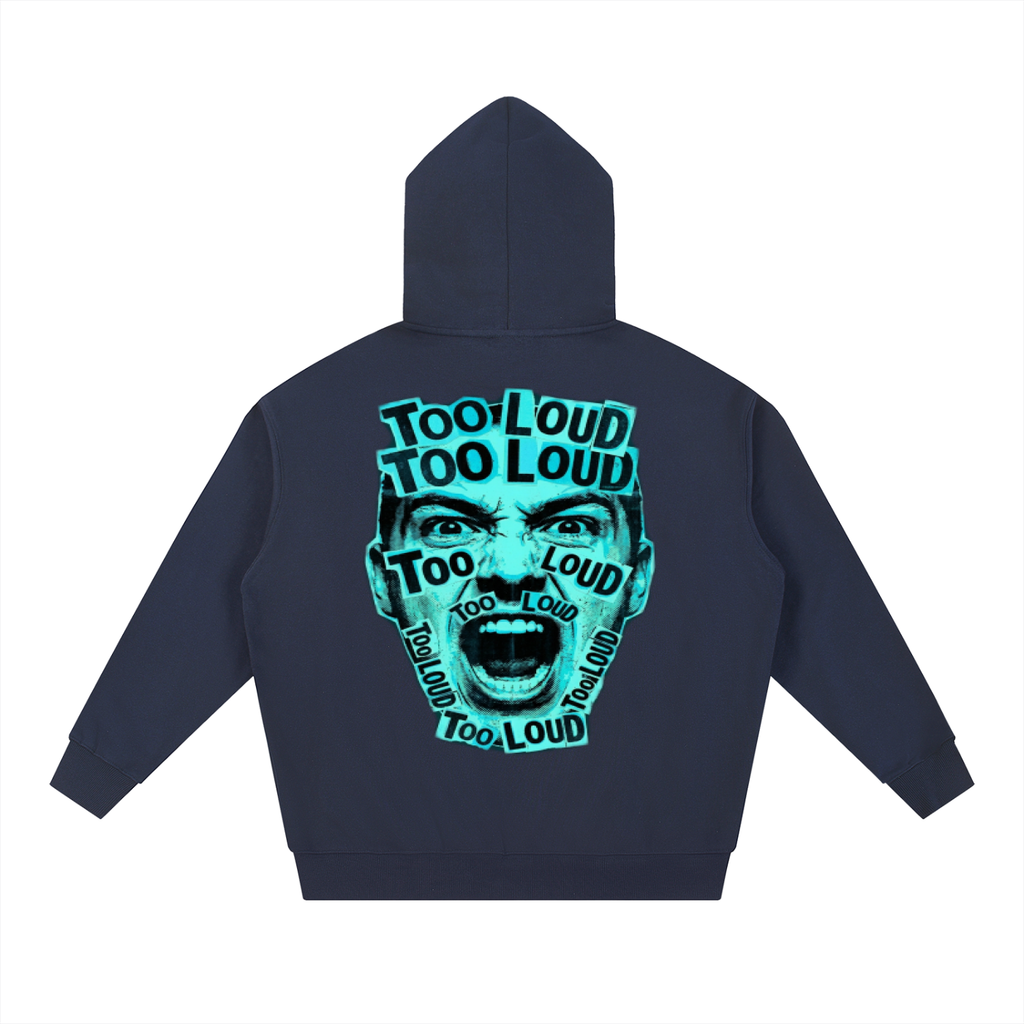 TOO LOUD OG blue print Hoodie