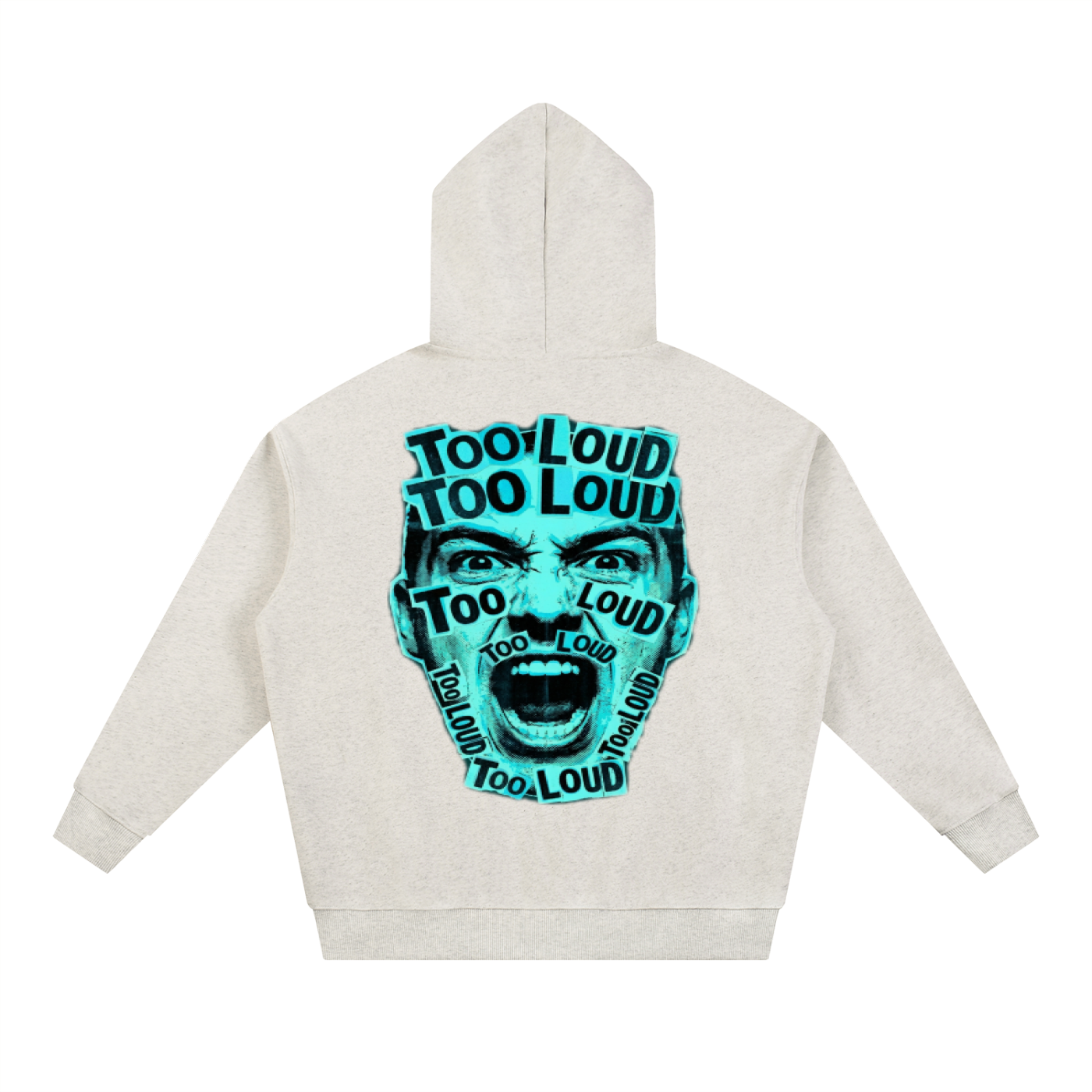 TOO LOUD OG blue print Hoodie