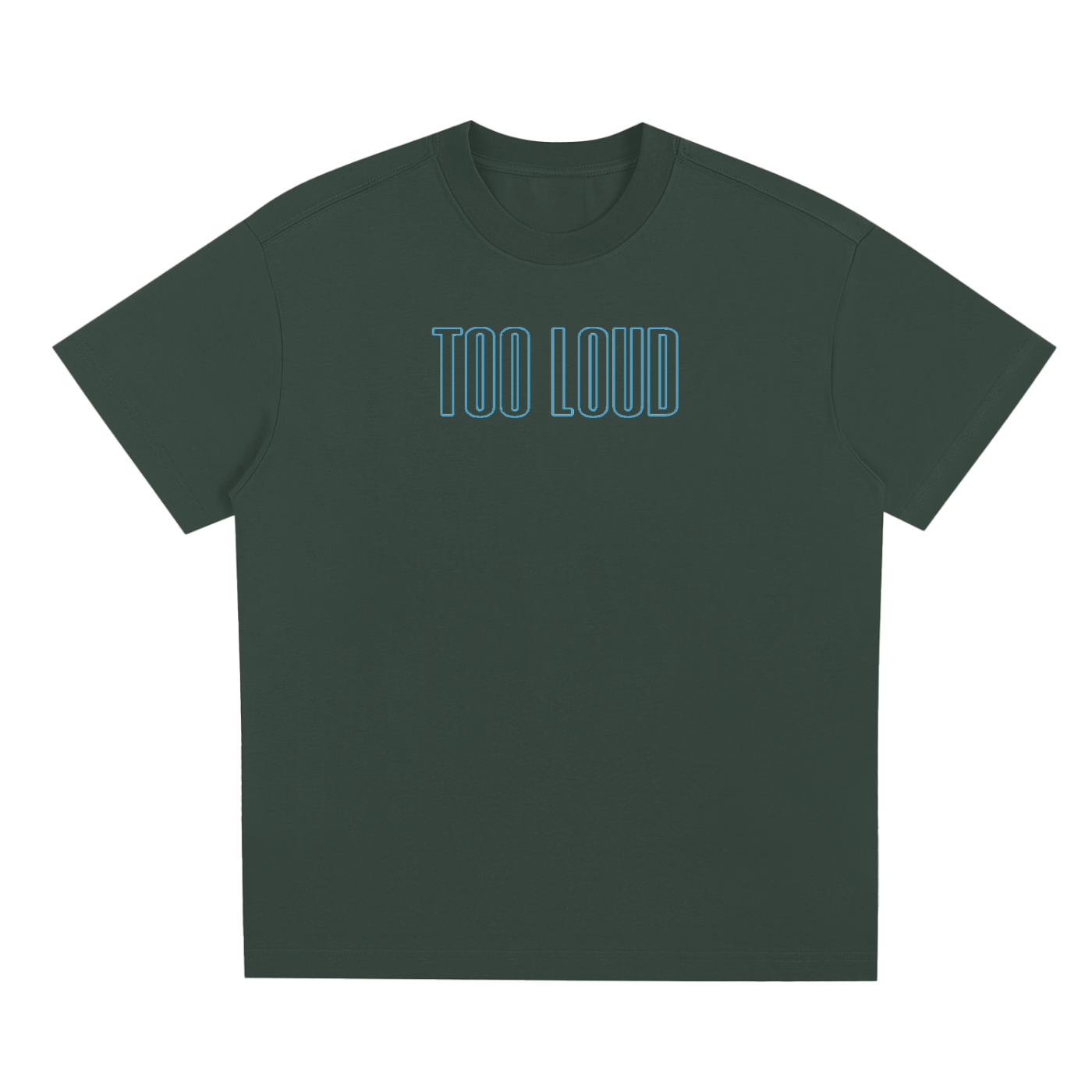 TOO LOUD OG blue print T-Shirt